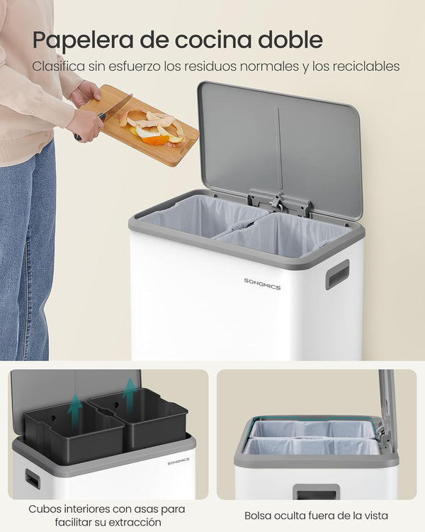 Simon skraldespand | 2x30 L