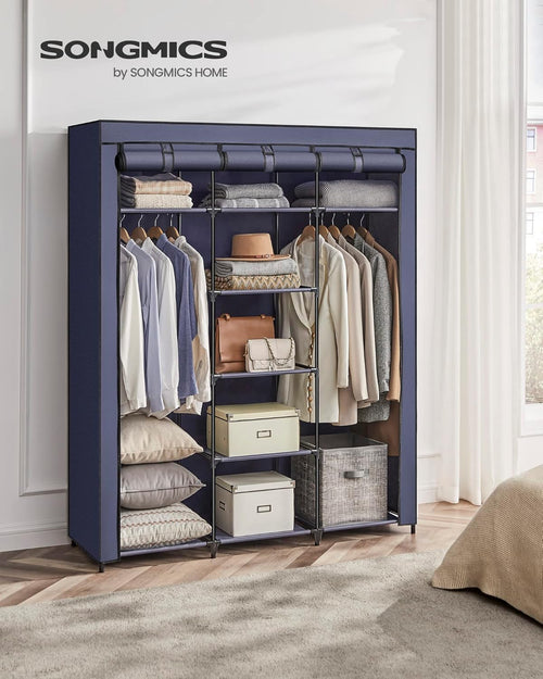 Victor klæde- og garderobeskab - Blå