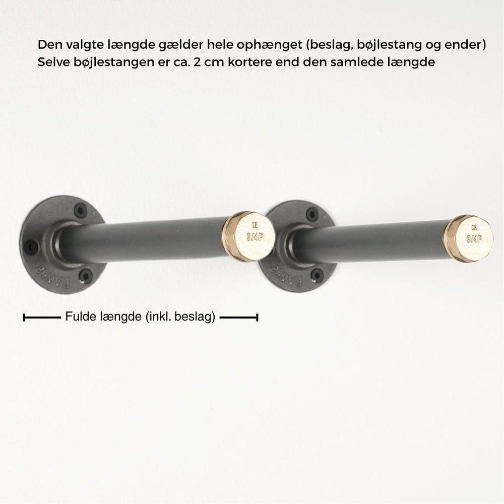 Hanger bar EBBA black