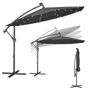 Liva parasol | Ø 300 cm - Grå