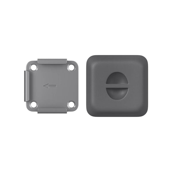 SONGMICS Blind Awning Metal Base Plate for the Support Post Metal Base Plate with Plastic Cap GSA004