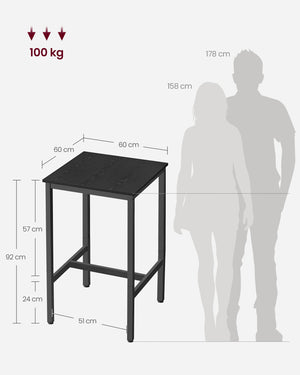 Hamborg barbord - Sort