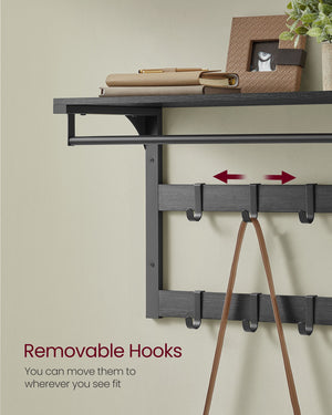 Leon knagerække - Sort