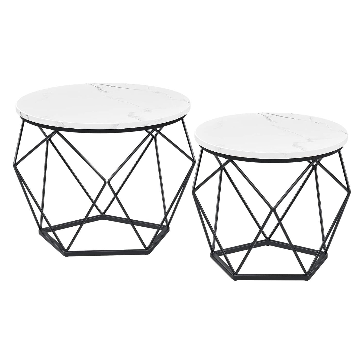 Valentina sengebord/sofabord/sidebord - 2 stk.