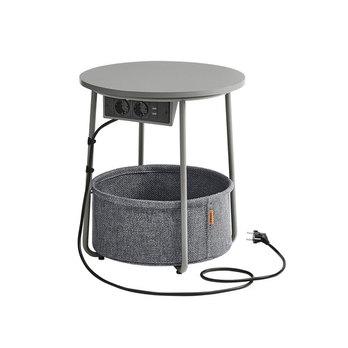 Tokyo senge- og sidebord - Grå