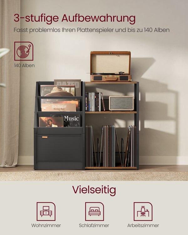 Mira sidebord - Rustik brun