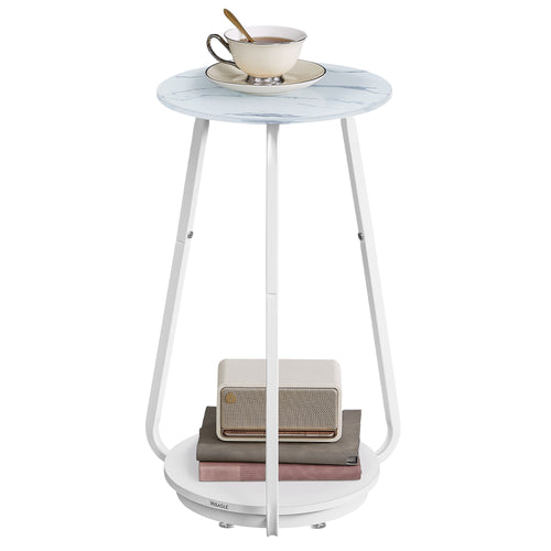 Nora senge- og sidebord - Hvid