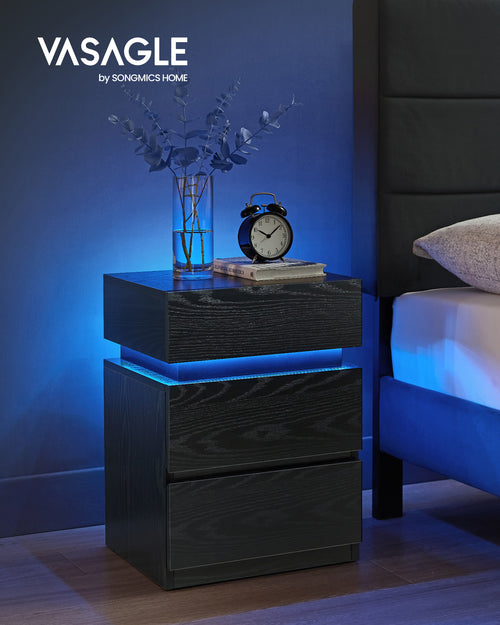 Lewis senge- og sidebord - Sort