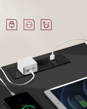 Brooklyn senge- og sidebord - Sort