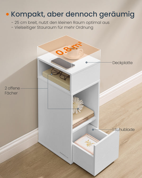 Juna sidebord - Hvid