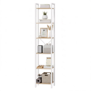 Amsterdam bogreol | 6 hylder - Beige/hvid