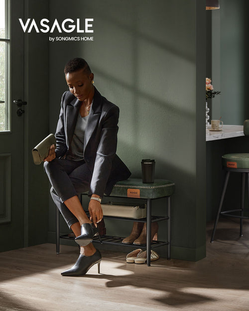 Nicolas skobænk - Grøn