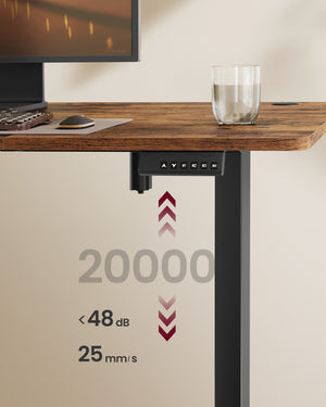 Juna skrivebord - Rustik brun