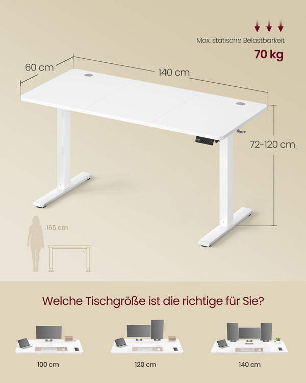 Liva skrivebord - Hvid