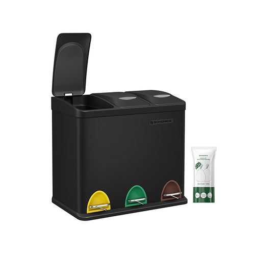 Gustav skraldespand | 3x8 L - Sort