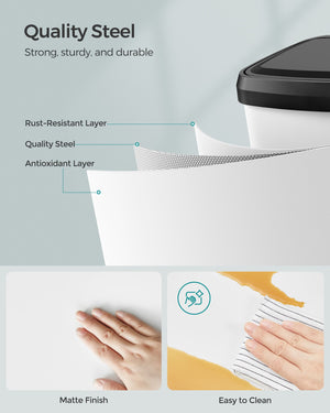 Rio skraldespand | 68 L - Hvid