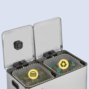 Hannah skraldespand | 2x30 L