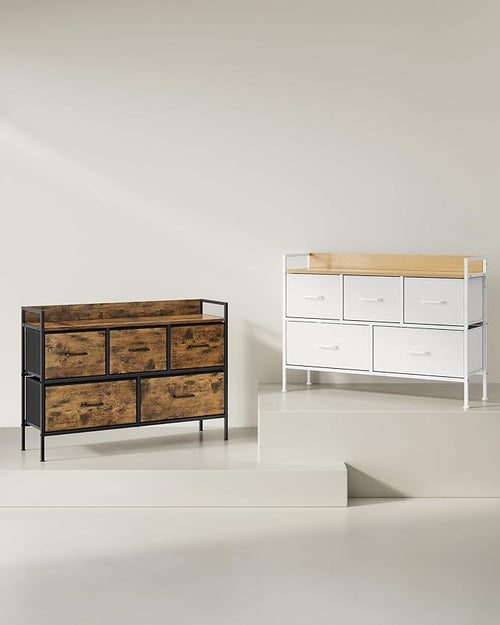 Oscar gulvskab - Brun