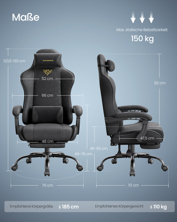 Liva gamerstol - Sort