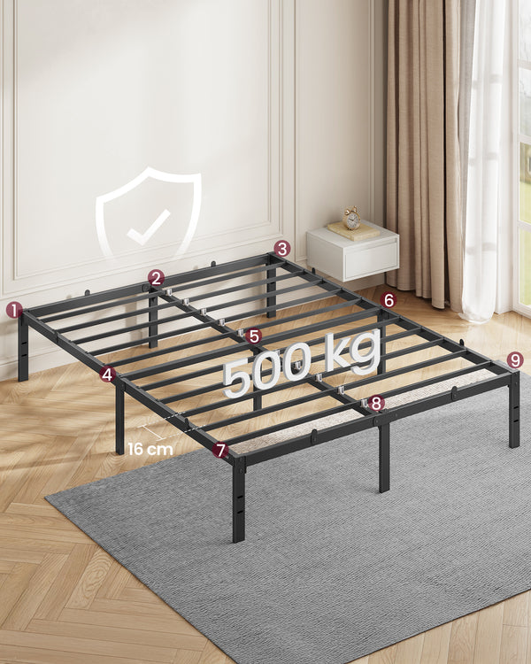 Ronja metal seng 140 x 190 cm