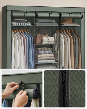 Victor klæde- og garderobeskab - Grå