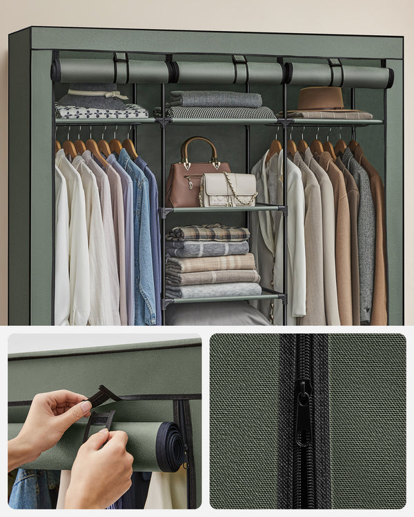 Victor klæde- og garderobeskab - Grå