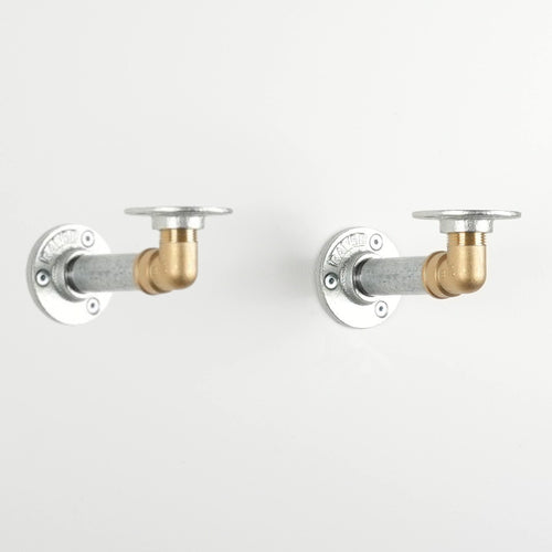 Shelf holder ELLA silver without shelf