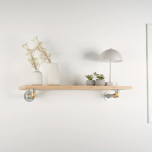 Shelf holder ELLA silver without shelf