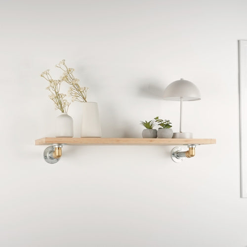 Hylde ELLA sølv med messing (40 cm dybde)