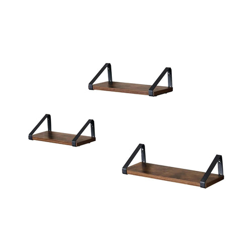 David væghylder | 3 stk. - Rustik brun