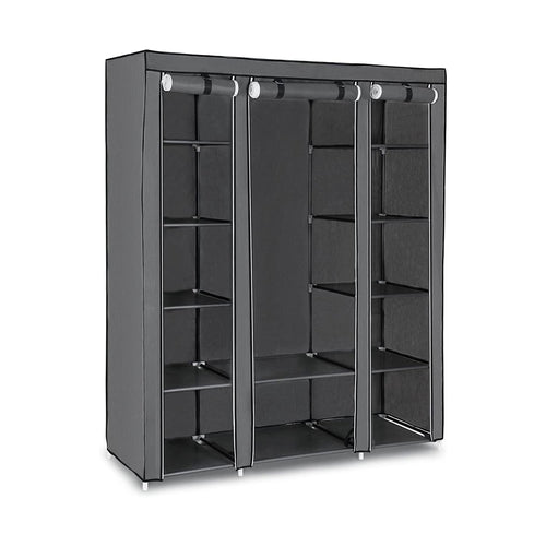 Lionel klæde- og garderobeskab - Grå