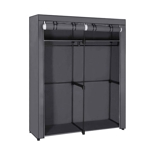 Ana klæde- og garderobeskab - Grå