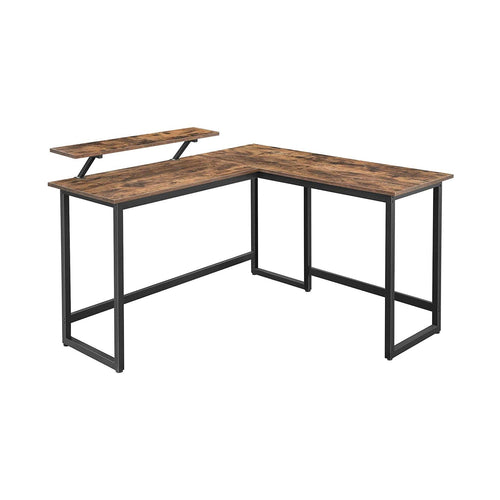 Lola hjørneskrivebord - Rustik brun
