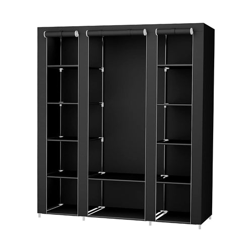 Lionel klæde- og garderobeskab - Sort