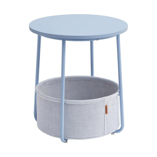 William senge- og sidebord - Blå/lyseblå kurv