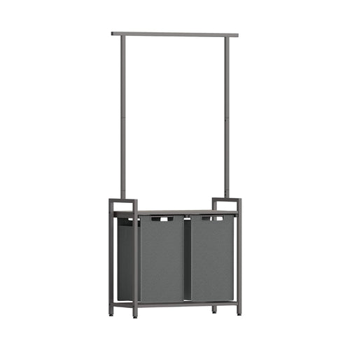 Rio tøjstativ med vasketøjskurve - Grå