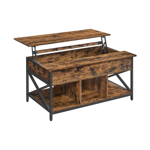 Sebastian sofabord - Rustik brun