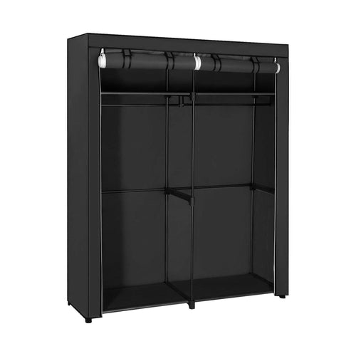 Ana klæde- og garderobeskab - Sort