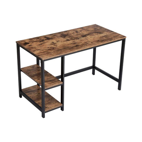 Caroline skrivebord - Rustik brun