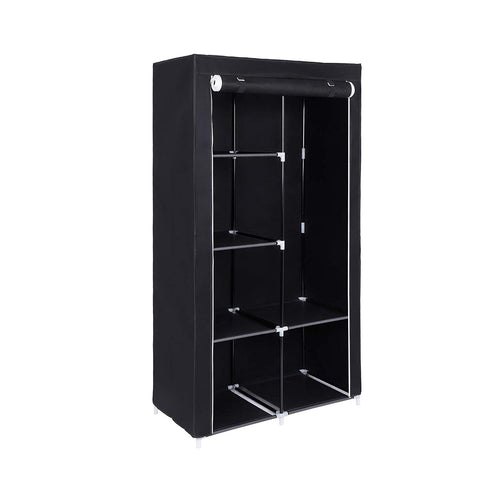 Isabella klæde- og garderobeskab - Sort