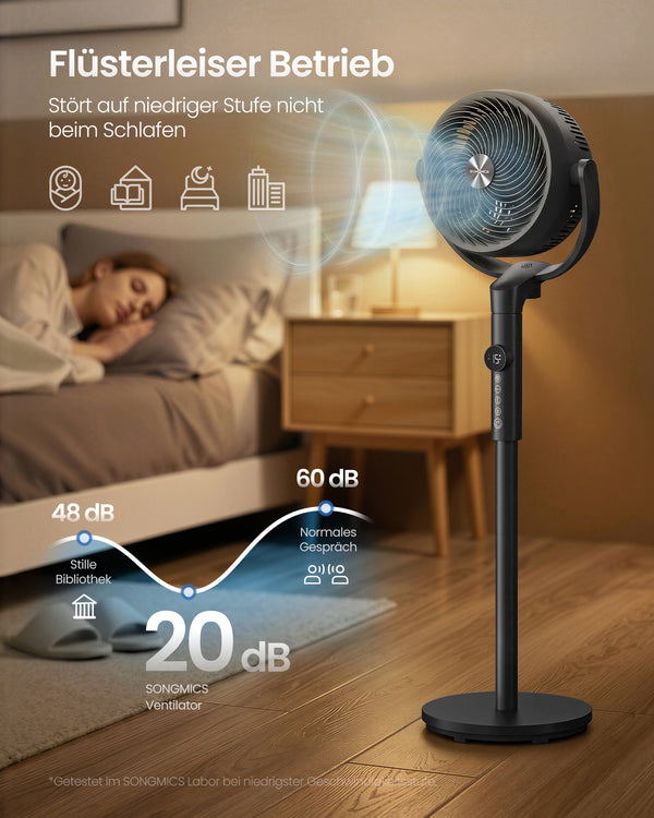 Elin ventilator - Sort