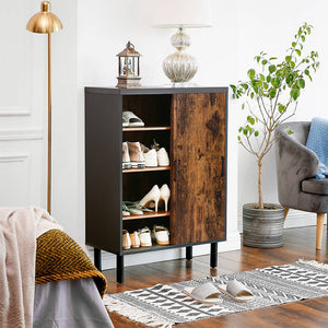 Wooden Shoe Cabinet Skoreoler Vasagle