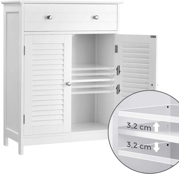 BBC51WT Bathroom Cabinet 60 x 30 x 80 cm RAW58.dk