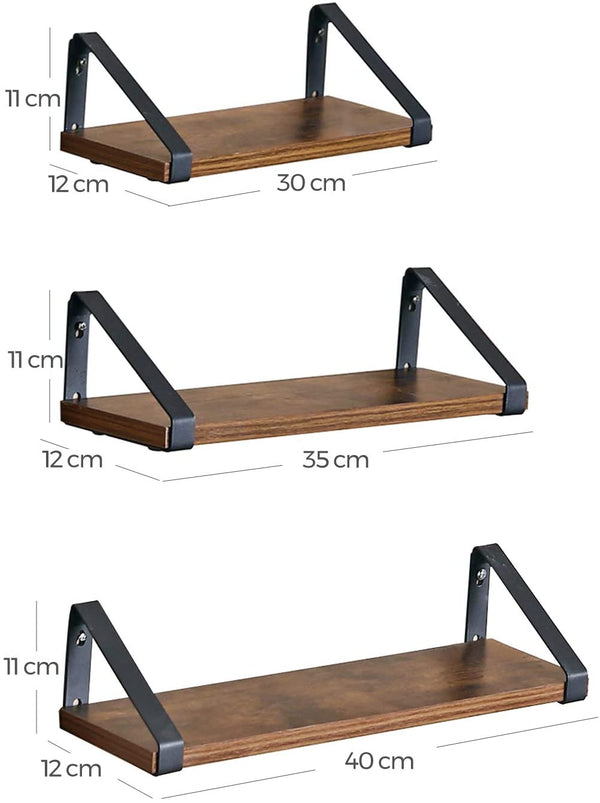 Industrial Floating Shelf Wall Mounted RAW58.dk