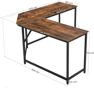 L-shaped computer desk RAW58.dk