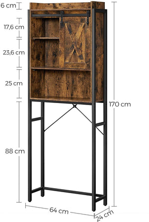 Over-the-Toilet Storage, Bathroom Oragniser Rack RAW58.dk 