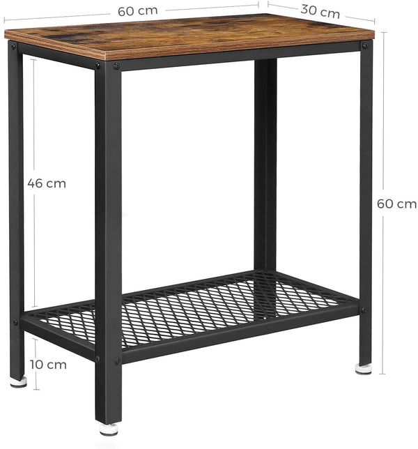 Sidebord i industrielt design Sofaborde Vasagle
