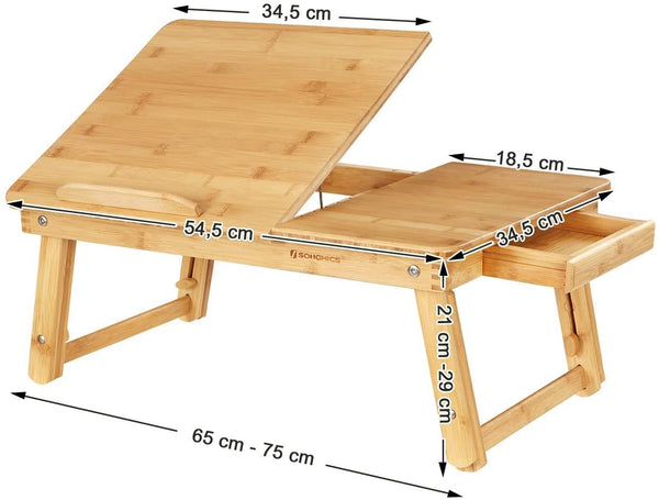 Sammenklappelig bærbar bord Bord Vasagle