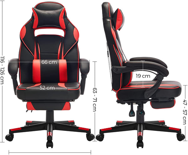 Racing Gaming Chair, Adjustable Office Chair RAW58.dk 