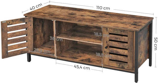 Tv-bord, rustik brun Tv borde Vasagle 